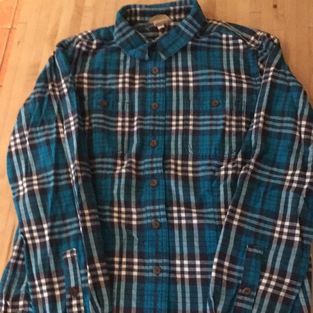 Duluth Trading flannel shirt